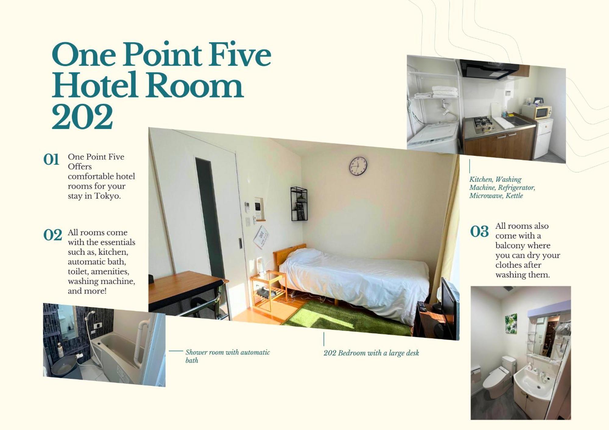 One Point Five Hotel Tóquio Exterior foto